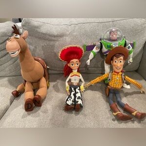 Toy Story Action Figure Set - Woody, Buzz, Jessie, and Bullseye